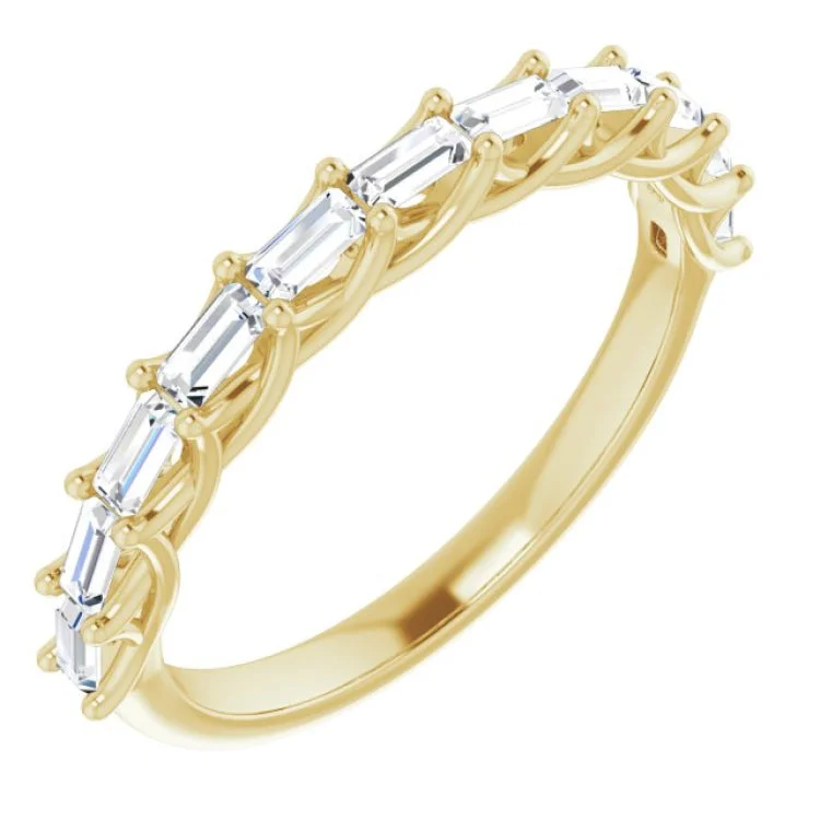 Ladies rings birthday surprises-14K Yellow 3/8 CTW Natural Diamond Anniversary Band