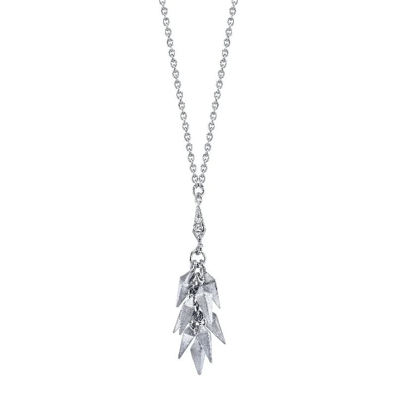 Trickling Stardust Necklace with Diamonds