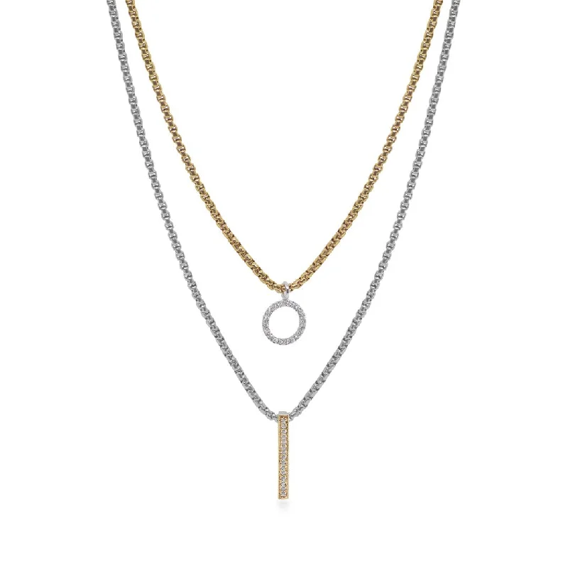 17.50" 0.18 ctw Diamond Cable Necklace | M10276626