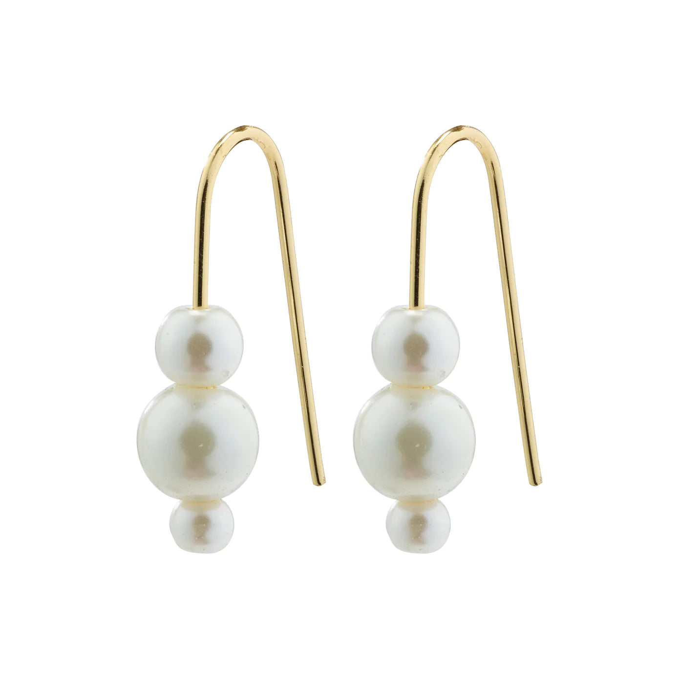 Ladies rings pure silver-Elberta Gold Plated Earrings