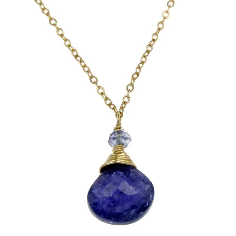 Iolite One Drop Necklace