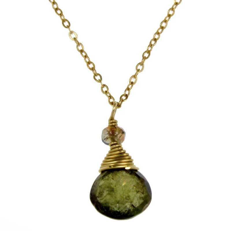 Labradorite One Drop Necklace