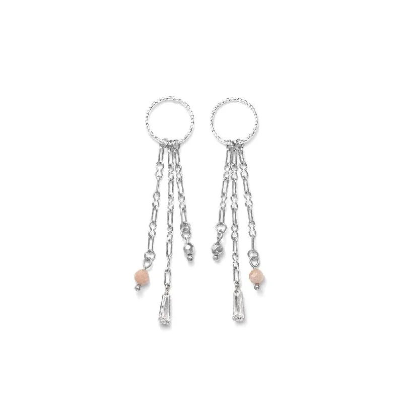 Ladies rings online shopping-Charlie Silver Earrings