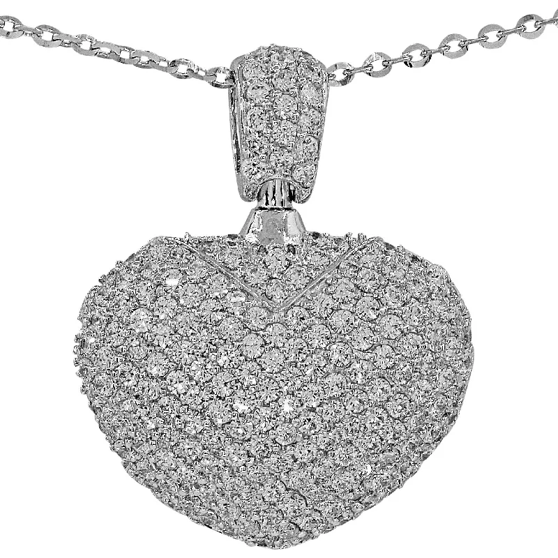 Luxurious Puff Heart Necklace