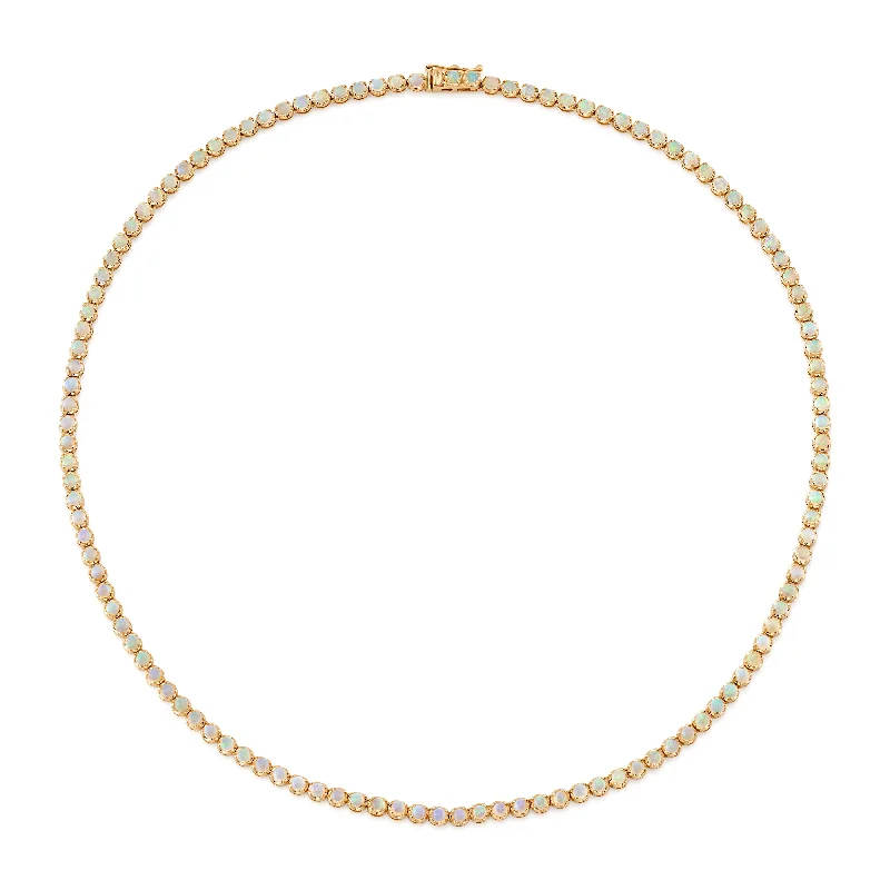 Classic Precious Stone Tennis Necklace