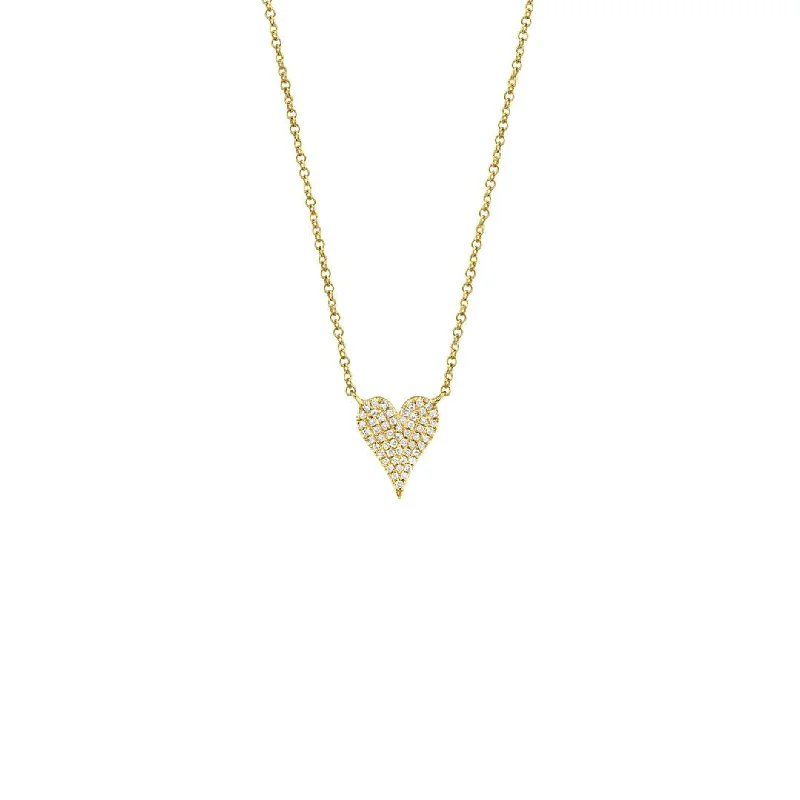 0.11 ctw Diamond Heart Necklace