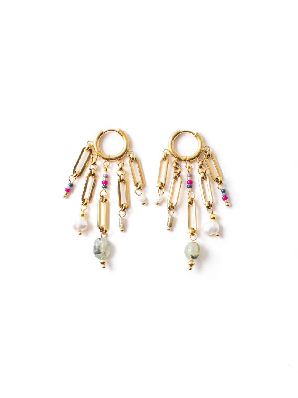 Ladies rings couple sets-Canopia Gold Earrings