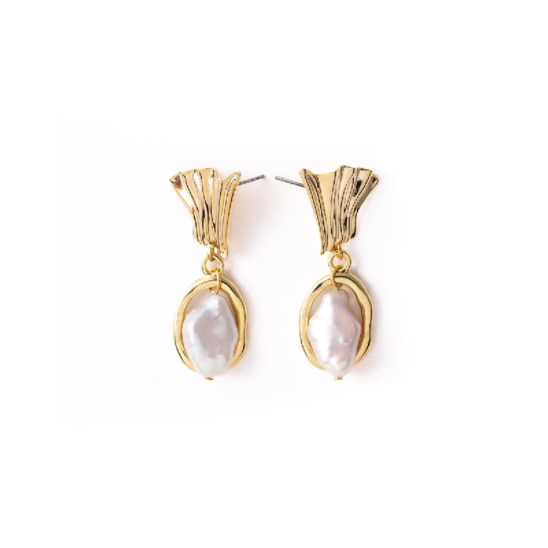 Ladies rings heart motifs-Colada Gold Earrings