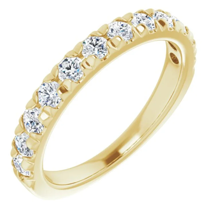 Ladies rings Valentine’s Day-14K Yellow 7/8 CTW Lab-Grown Diamond Anniversry Band