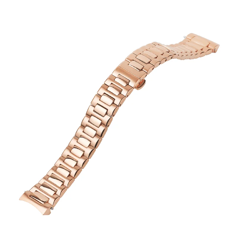 Ladies bracelets luxury brands-NMK926/935 Watch Bracelet: Nautilus Rose Gold Finish