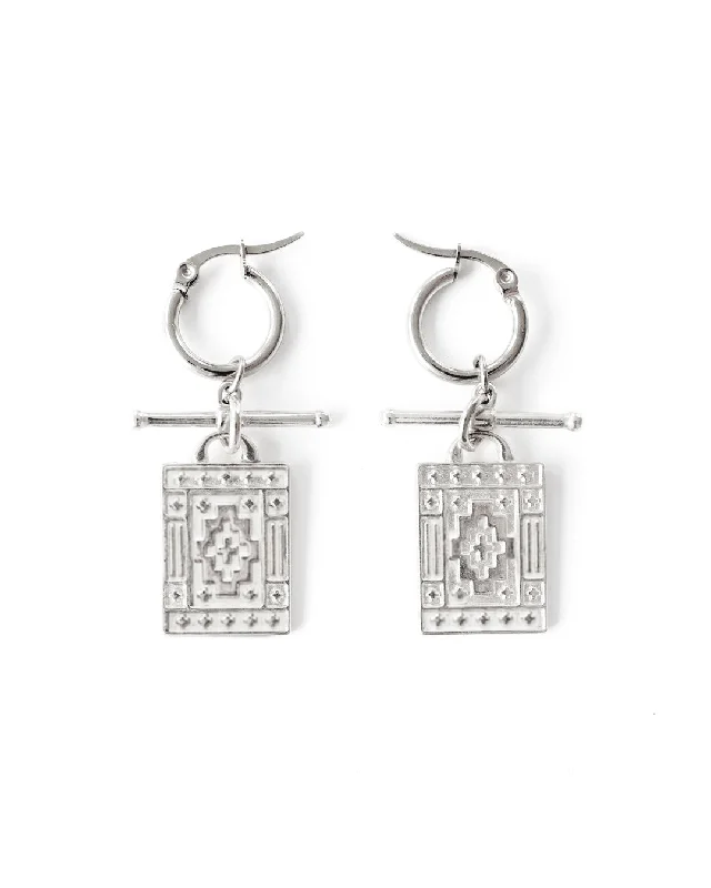 Ladies rings gothic charm-Navi Silver Earrings