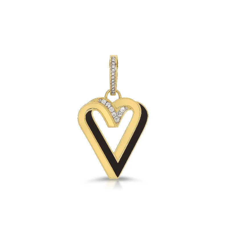 Paradox Heart Necklace with Diamonds