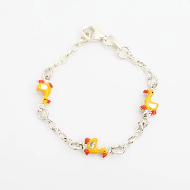 Ladies bracelets age suitability-Rubber Ducks Child's Bracelet