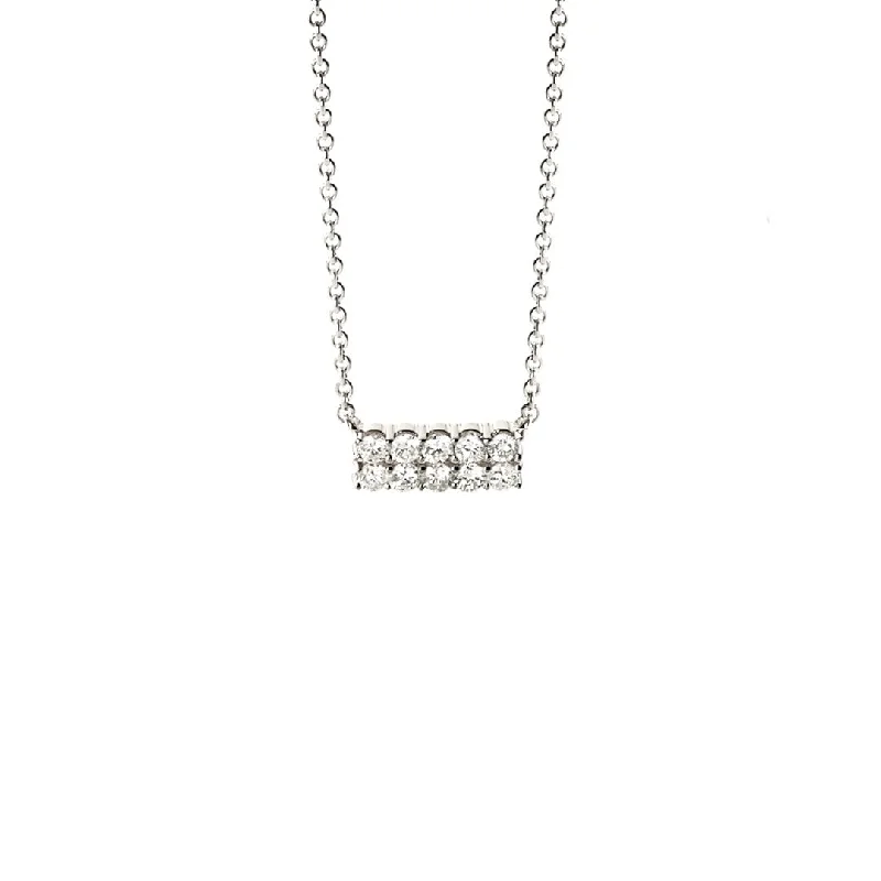 18.5" 0.50 ctw Diamond Bar Necklace | 10277709