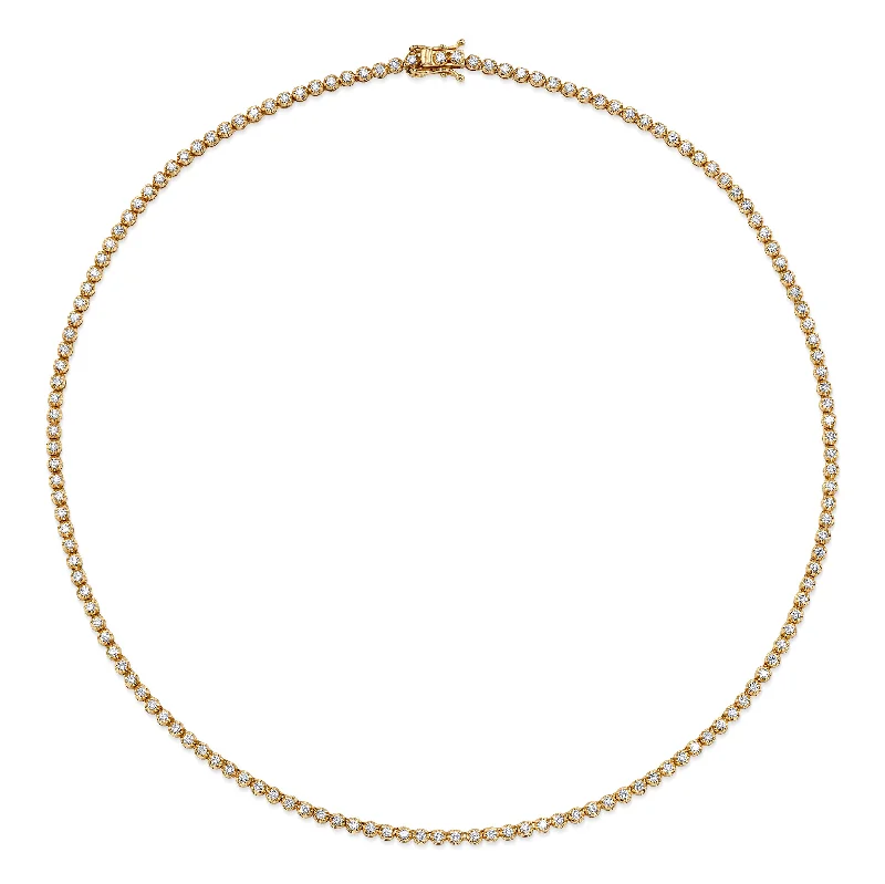 Classic Diamond Tennis Necklace