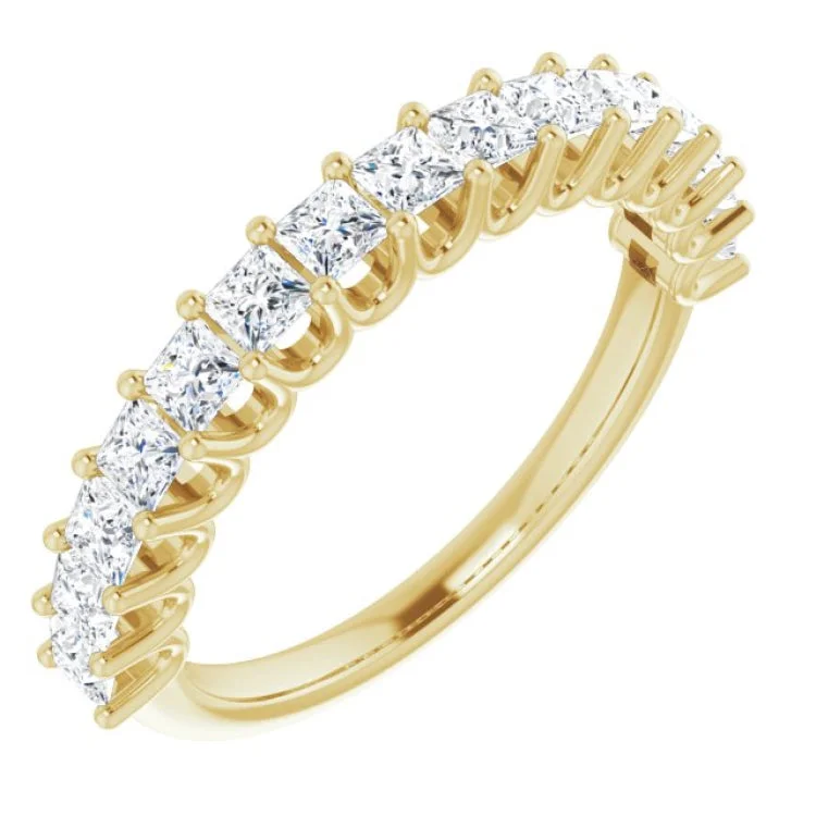 Ladies rings friendship rings-14K Yellow 5/8 CTW Lab-Grown Diamond Anniversary Band