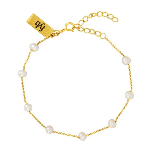 Ladies bracelets wedding wear-Eloise Gold Bracelet