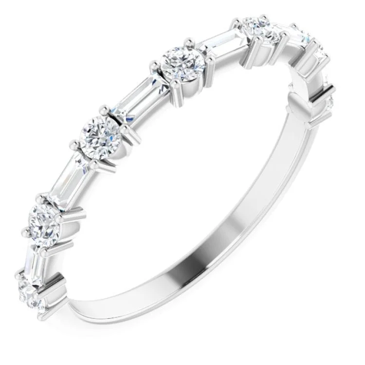 Ladies rings customer reviews-Platinum 1/2 CTW Natural Diamond Anniversary Band