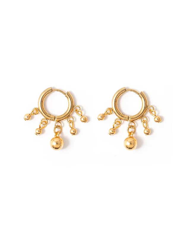 Ladies rings gold styles-Lorno Gold Earrings