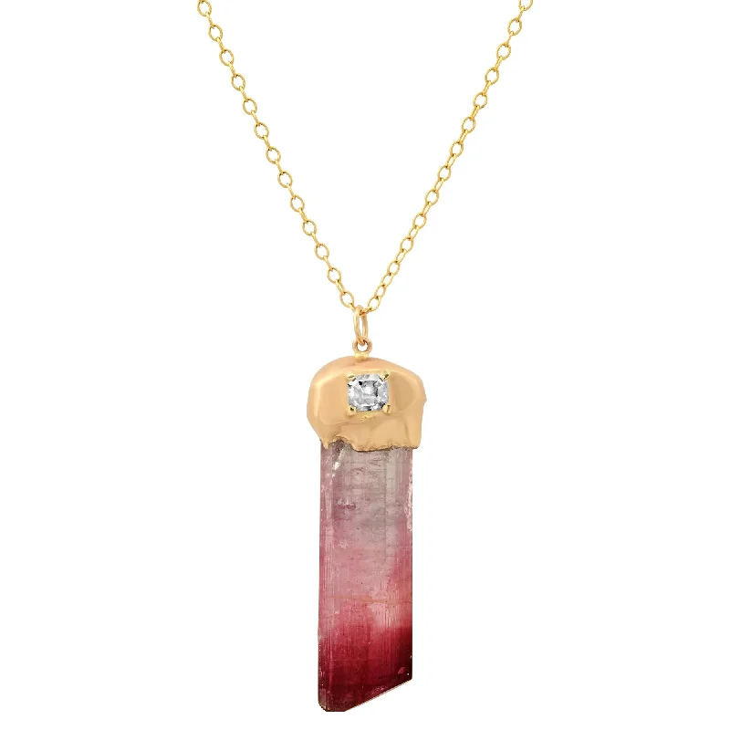 Tourmaline Crystal Necklace