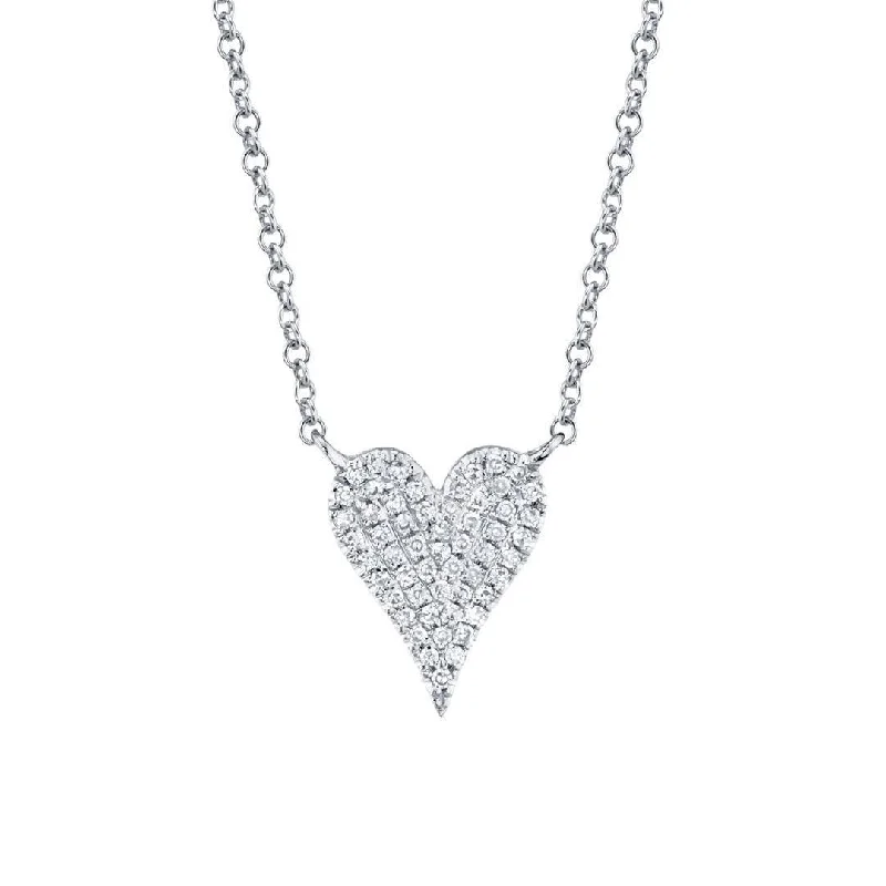 18" 0.11 ctw Diamond Stationary Pendant Necklace