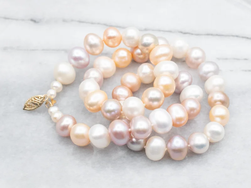 Multi Colored Freshwater Pearl Necklace