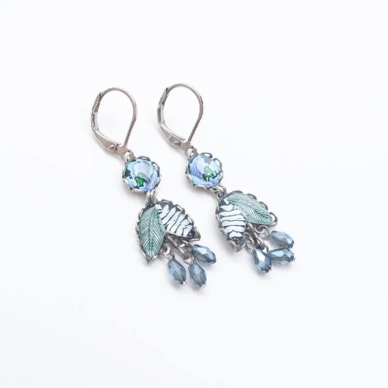 Ladies rings group styles-Deep Sea Earrings