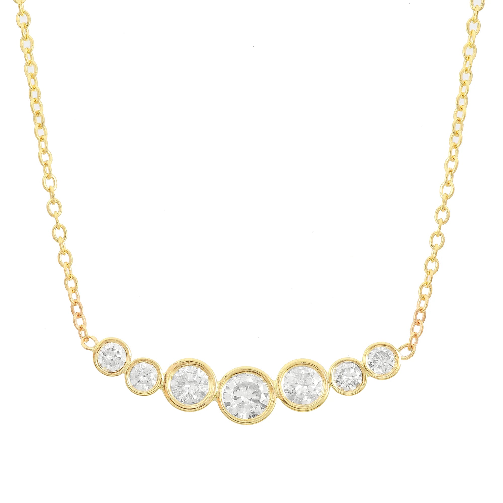 Seven Diamond Necklace