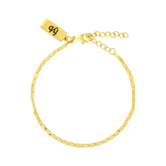 Ladies bracelets minimalist styles-Fiona Gold Bracelet