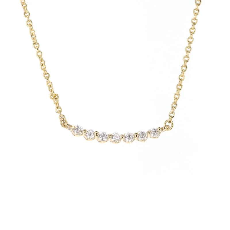 0.35 ctw Diamond Bar Necklace