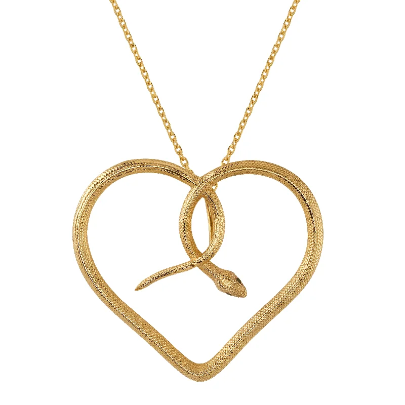 For the Love of Snakes Pendant Necklace