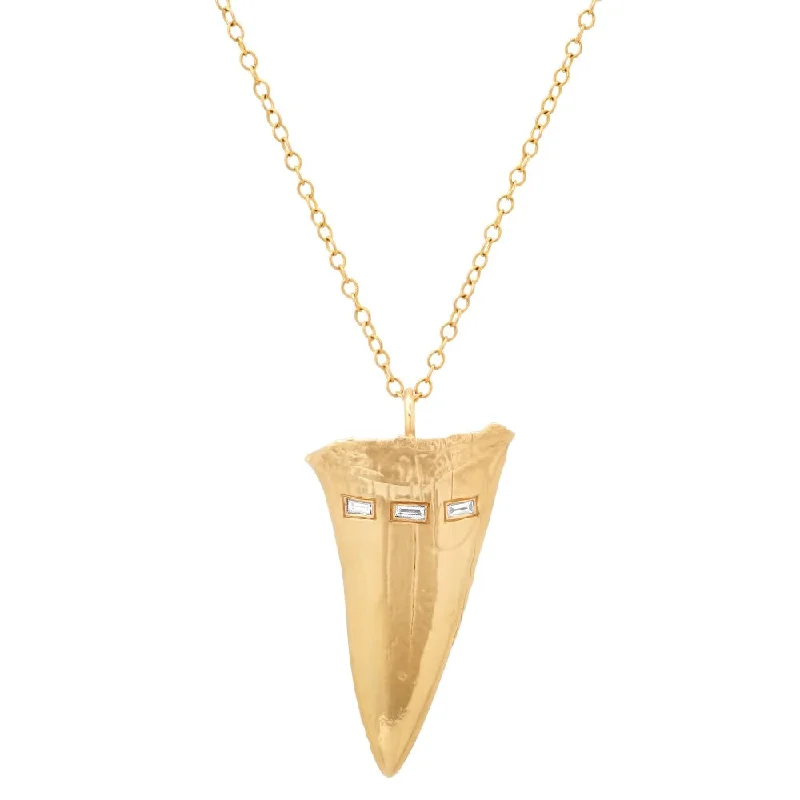 Large Mako Tooth Necklace