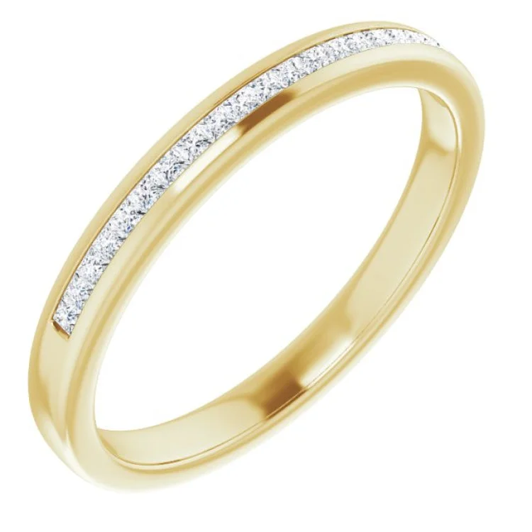 Ladies rings global brands-14K Yellow 1/4 CTW Natural Diamond Band