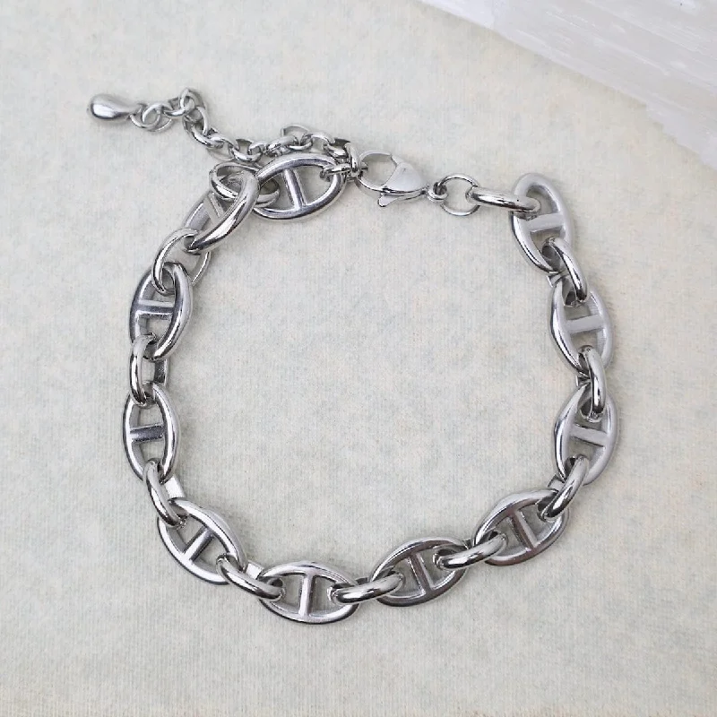 Ladies bracelets sentimental picks-Mariner Chain Bracelet in Stainless Steel