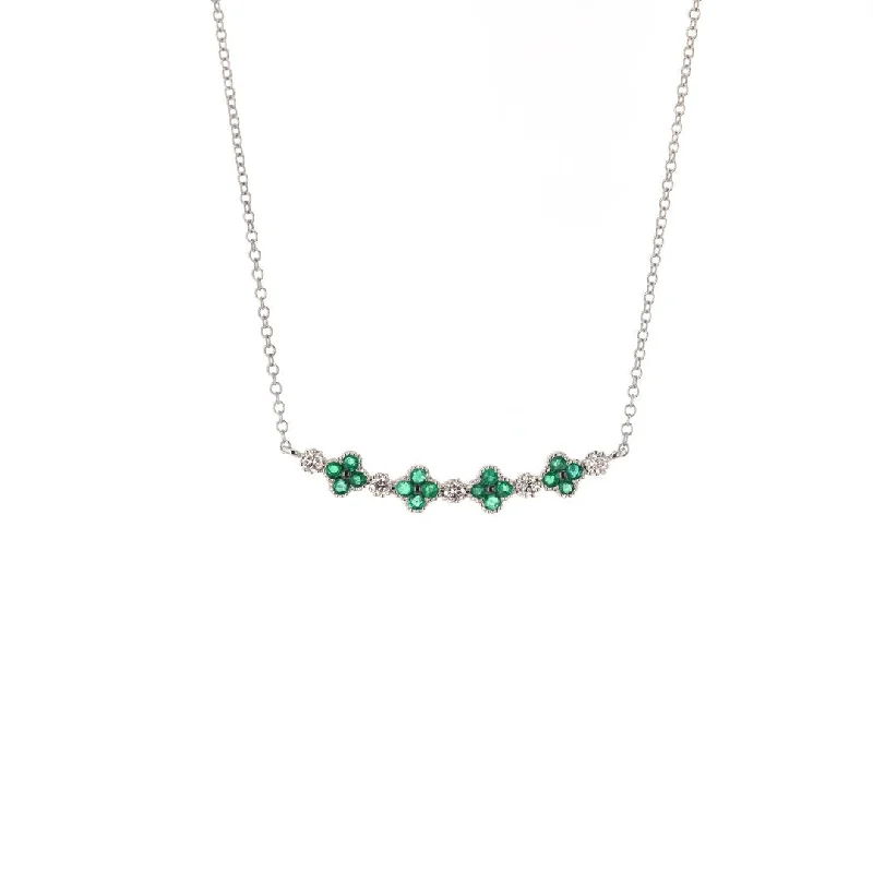 Emerald & Diamond Necklace | M10278623