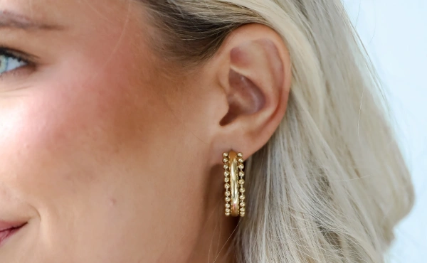 Earrings are a popular form of jewelry that are typically worn on the ears to enhance personal beauty and express individuality. Whether for everyday wear or special occasions, earrings can add a touch of flair to any outfit.